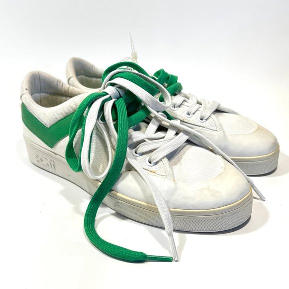 NEW Pony Green and White Sneakers - Size 8 - Picture 1 of 9